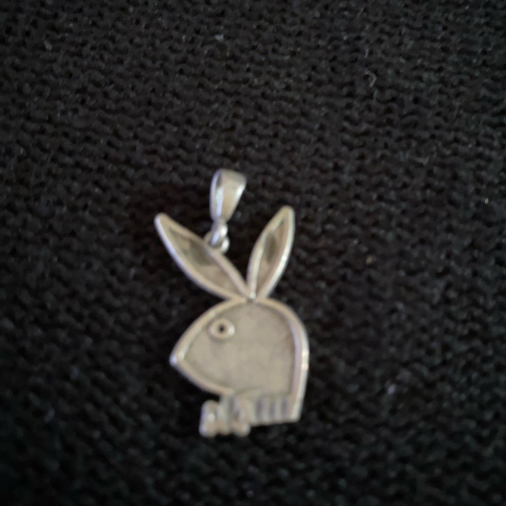 Silver Play Boy Charm Pendant (Vintage) View 3